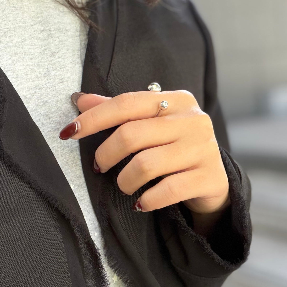 Silver925 plain ring 62
