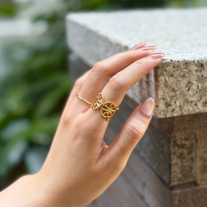 Brass plain ring 16
