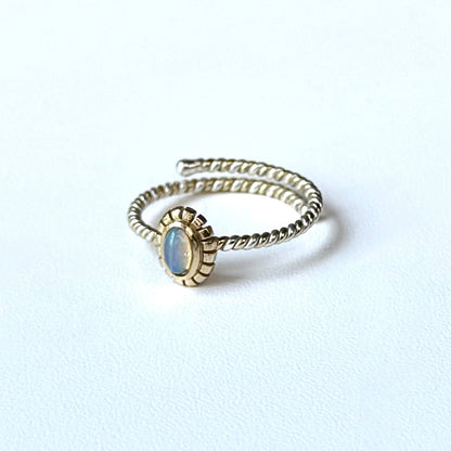 Silver925×Brass petit ring 3