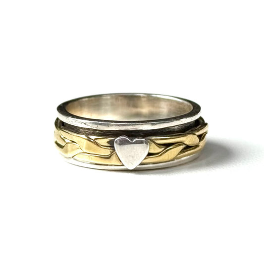 Heart rolling ring 2
