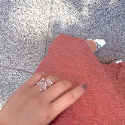 Silver925 plain ring 87
