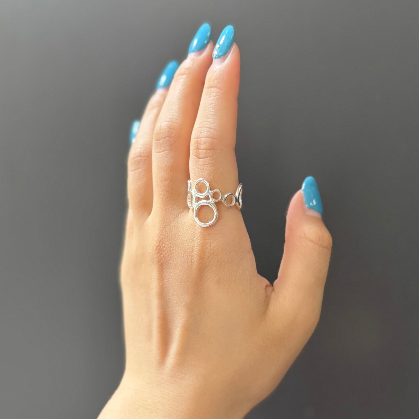 Silver925 plain ring 42