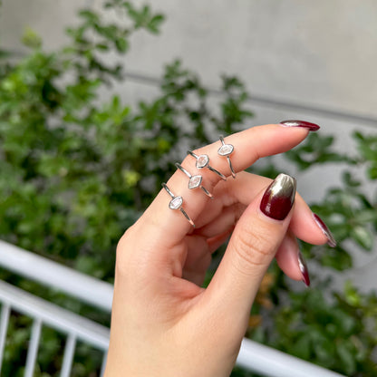 Herkimer diamond ring 2