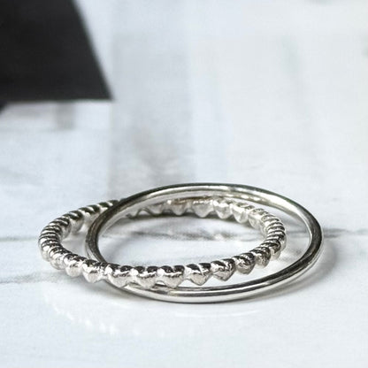 Silver925 stacking ring 2