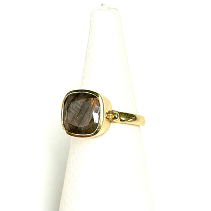Brass square ring
