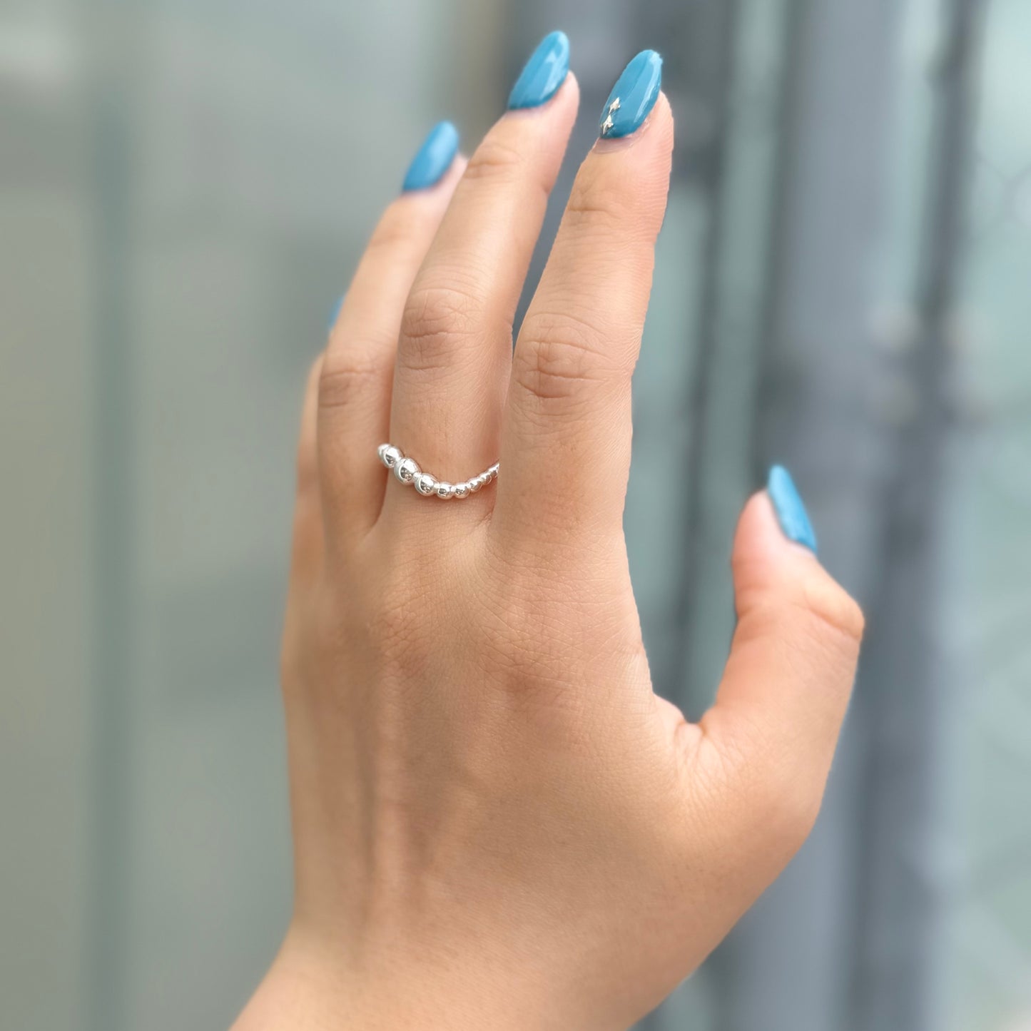 Silver925 plain ring 37
