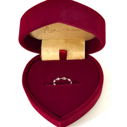 Heart plain ring 69
