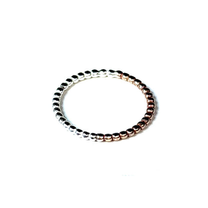 Silver925×brass plain ring 14