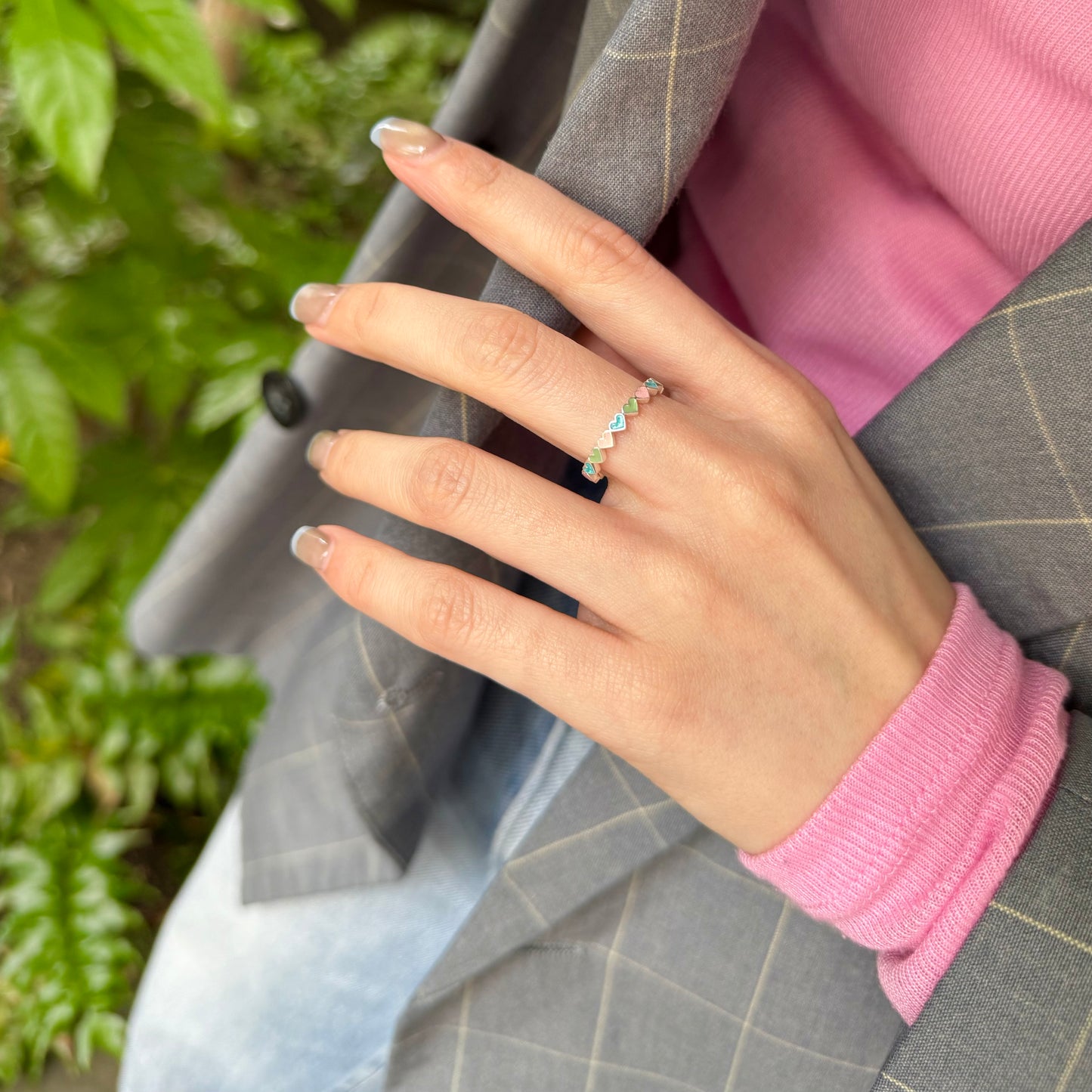 〈札幌限定〉Heart enamel ring