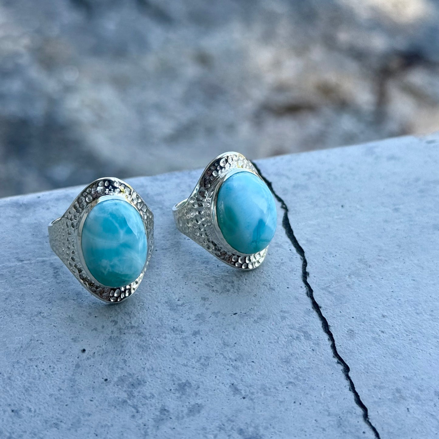 Larimar ring