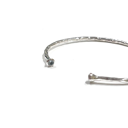 Silver925 2stone bangle