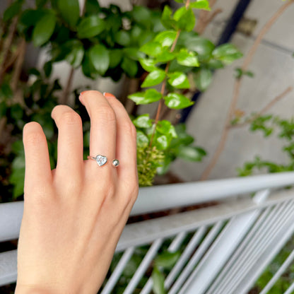 Heart fork ring 3