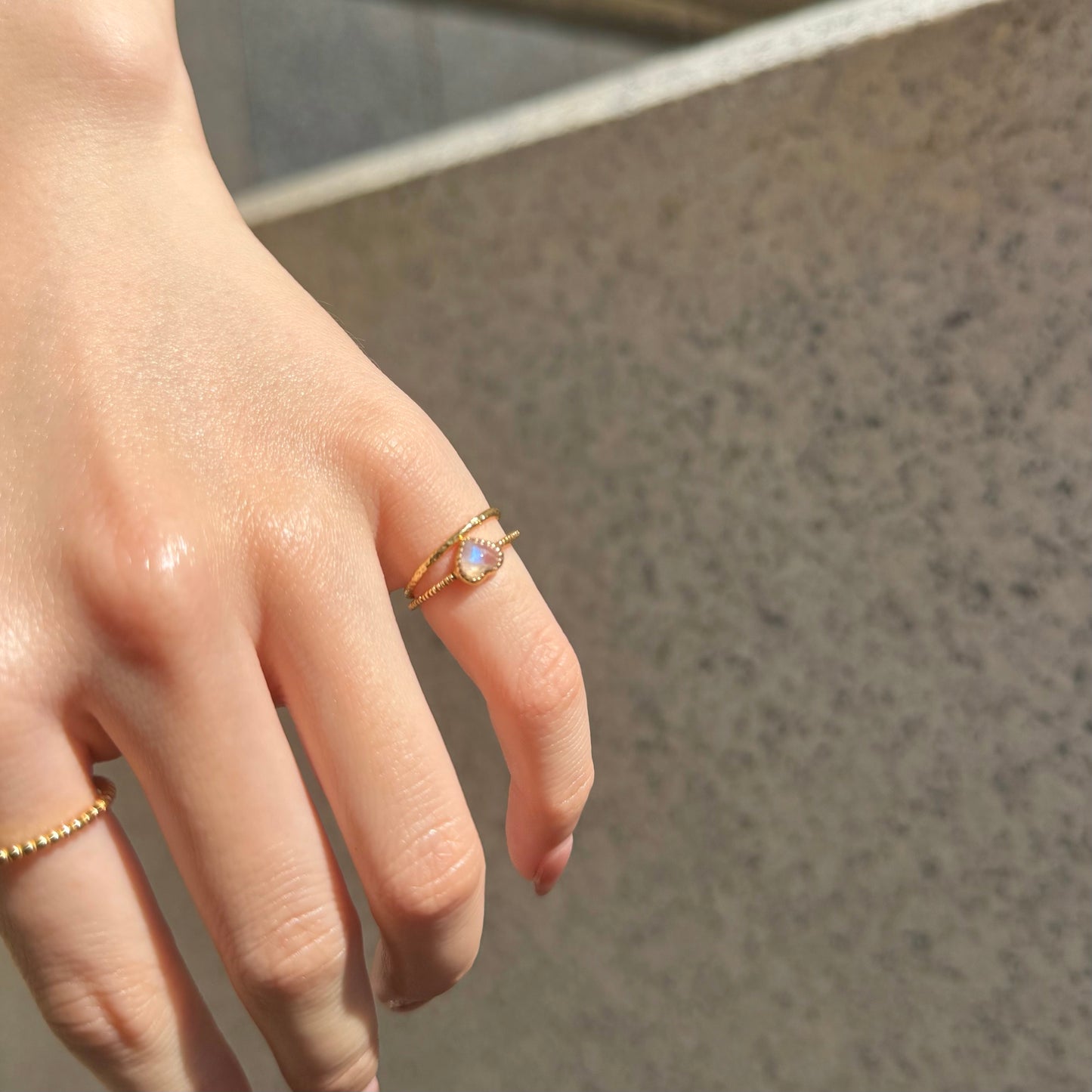 Brass Heart ring 1