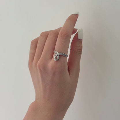 【Biju mam poco】Silver925 plain ring 6