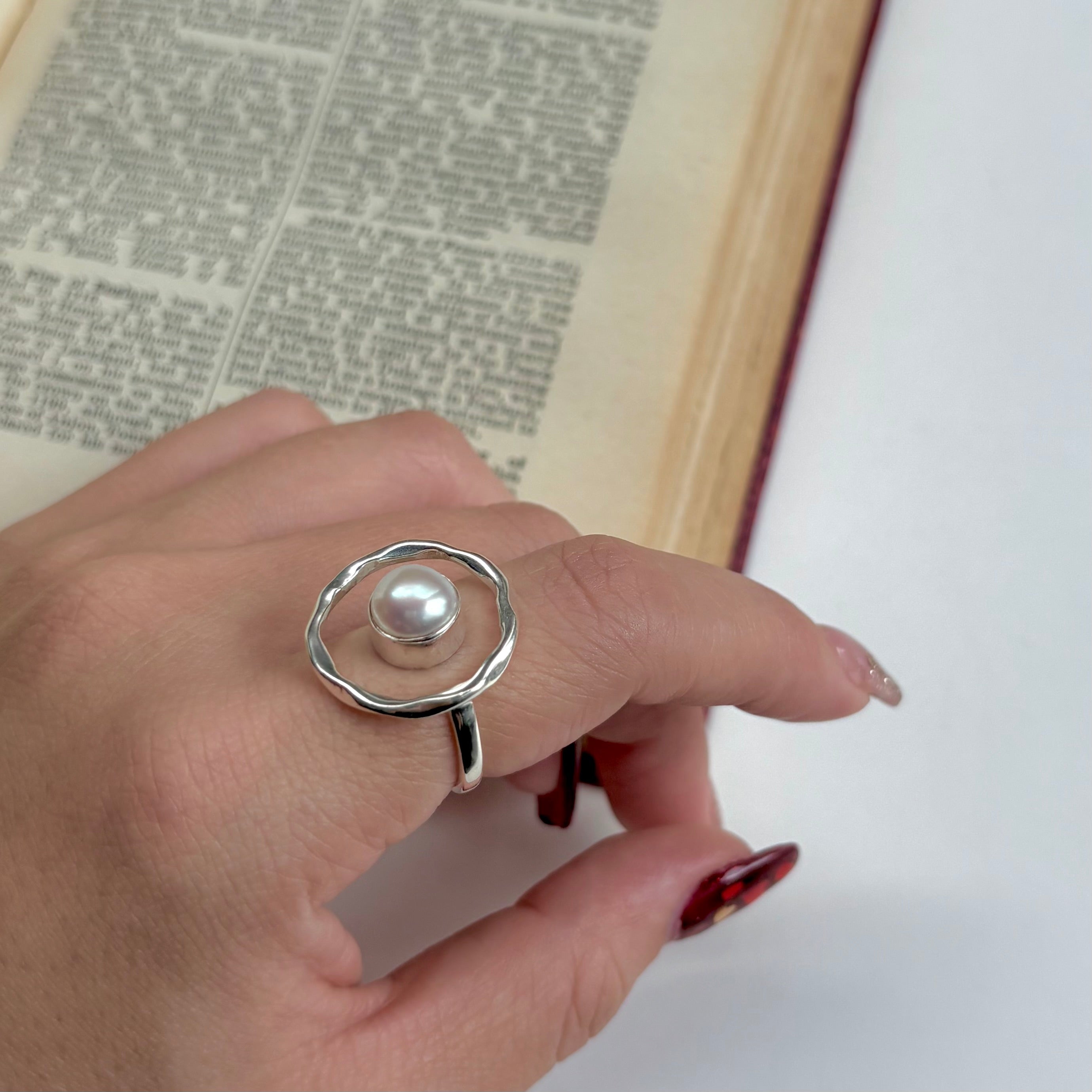 Silver925 design ring 80 – Biju mam