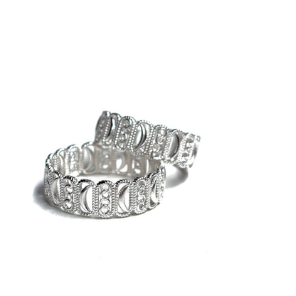Moon plain ring 5