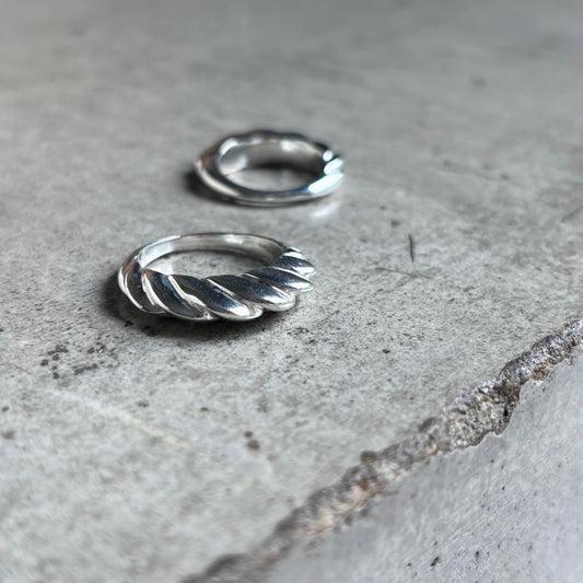 Silver925 plain ring 44