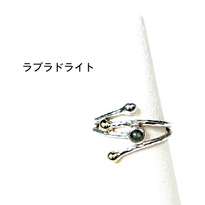 Silver925×brass design ring 20