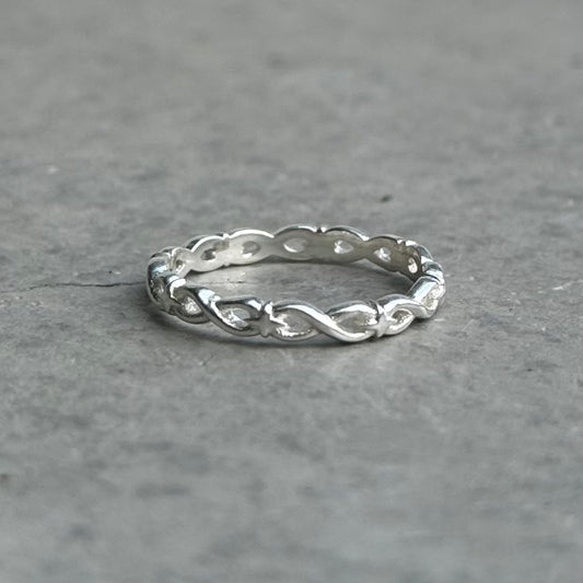 Star plain ring 9