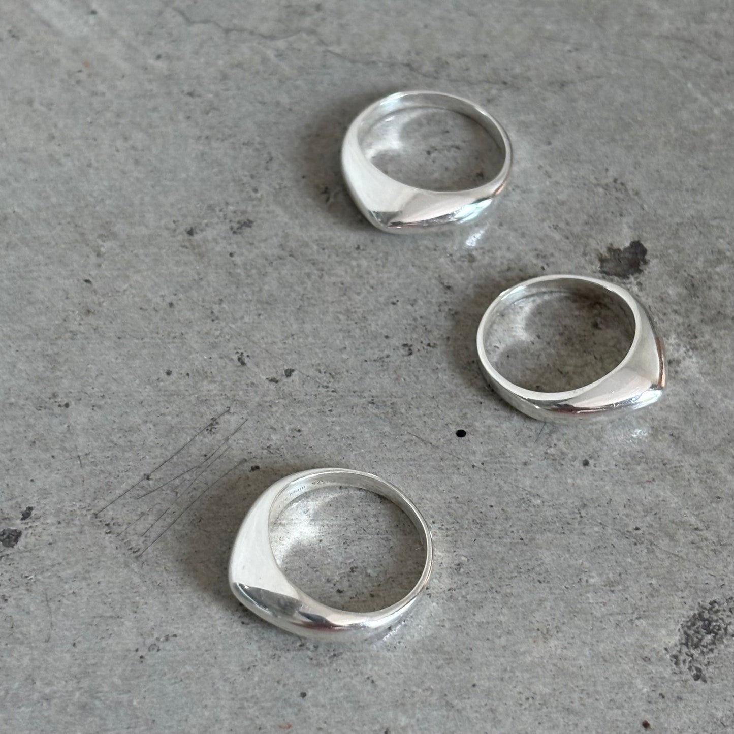 Silver925 plain ring 47