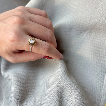 Flower design ring 20