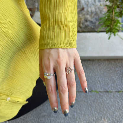 Heart plain ring 73