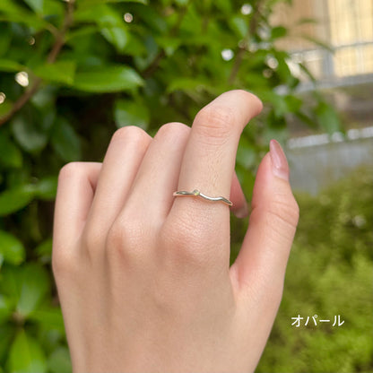 Silver925 wave ring 1