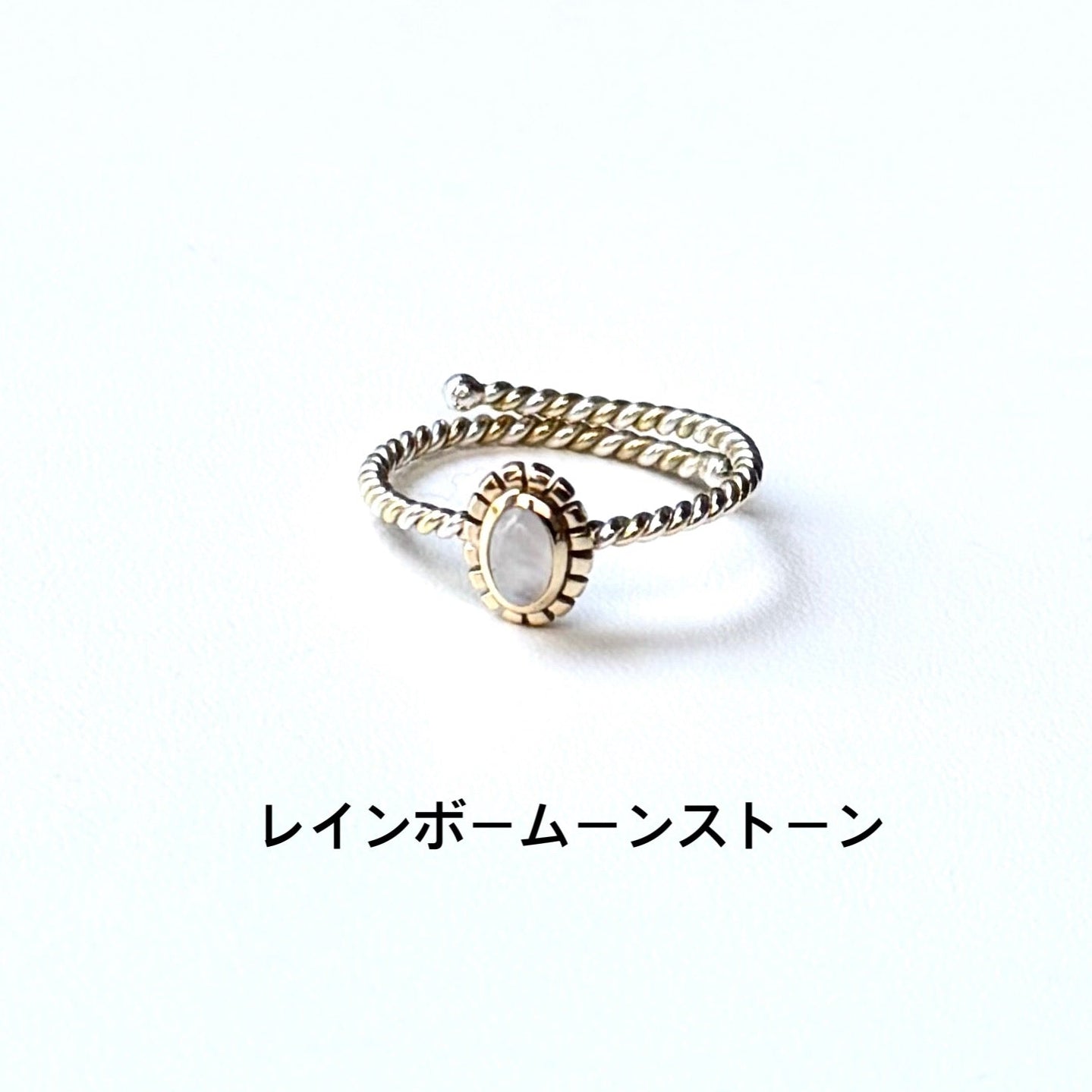 Silver925×Brass petit ring 3