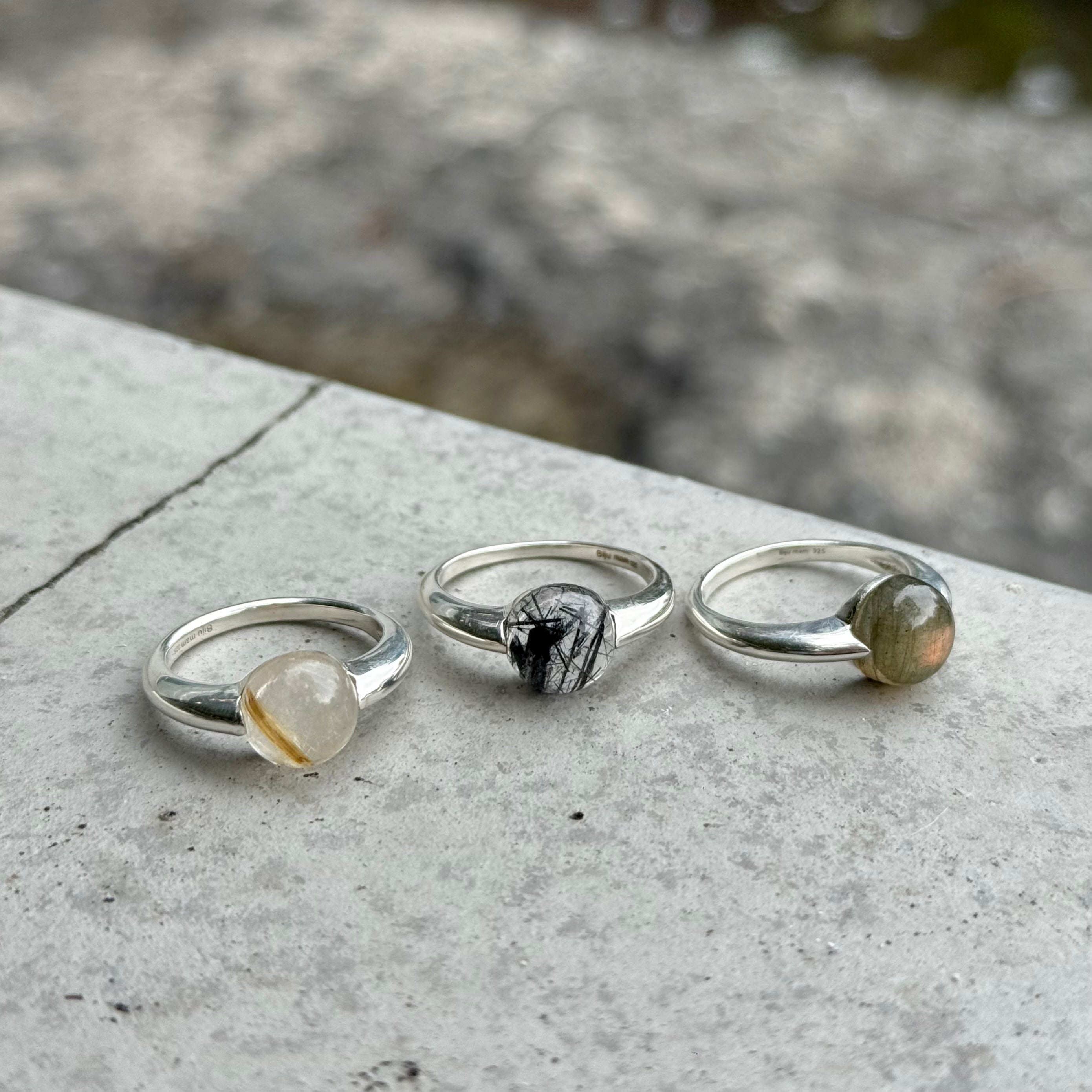 Silver925 1stone ring 1 – Biju mam