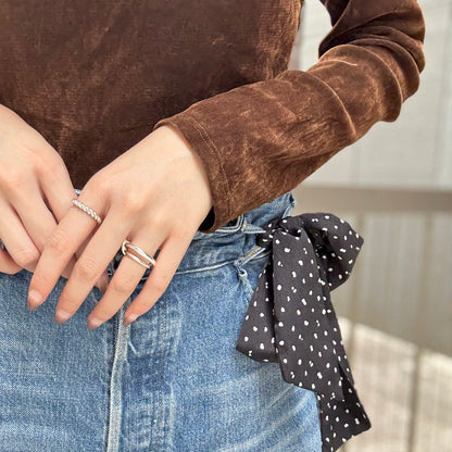 Silver925 plain ring 59