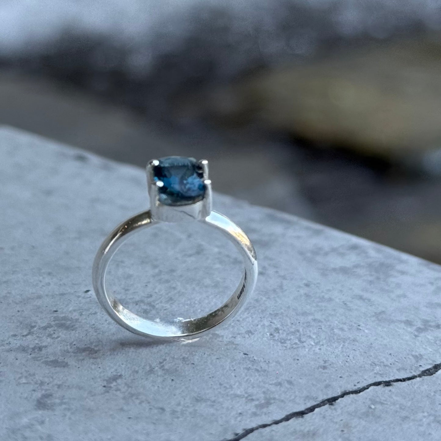 London Blue topaz ring 1