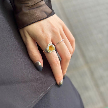 Heart design ring 4