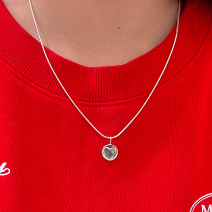Silver925 Heart plain charm