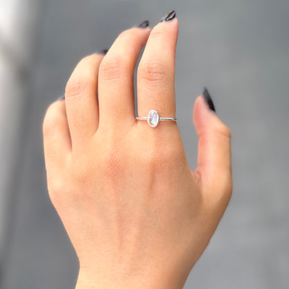 Silver925 1stone ring 10