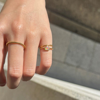 Brass Heart ring 1