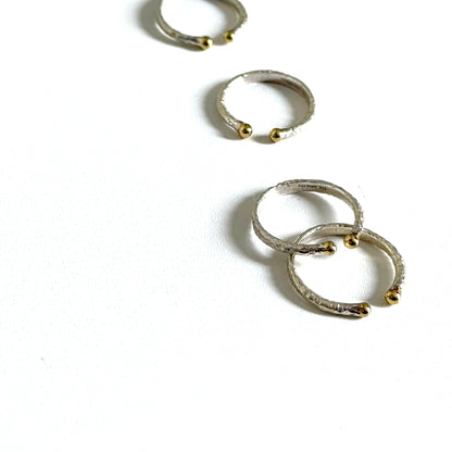 Silver925×Brass plain ring 25