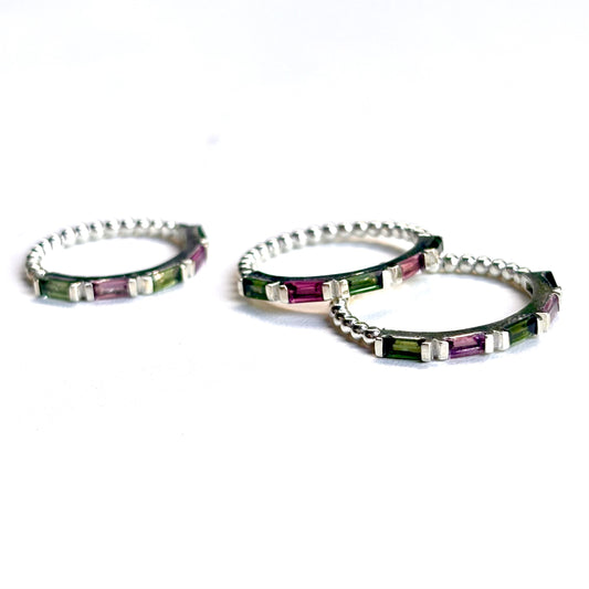 Multi tourmaline ring 3