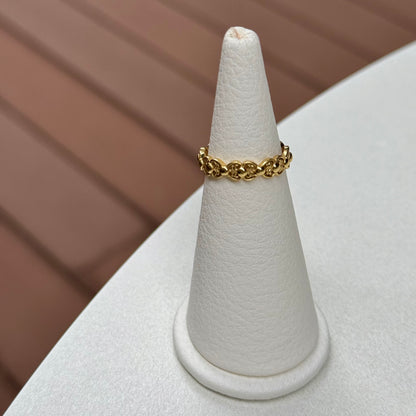 Brass plain ring 62