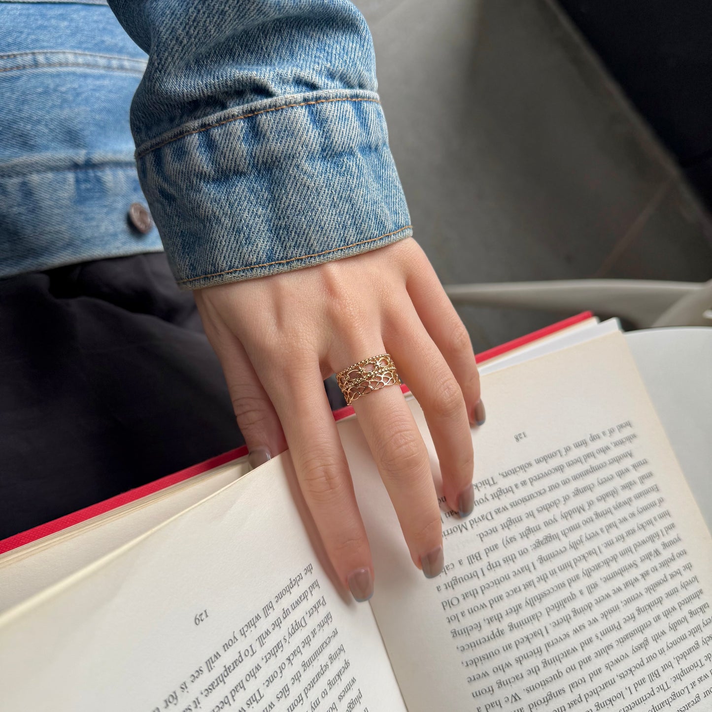 Brass plain ring 68