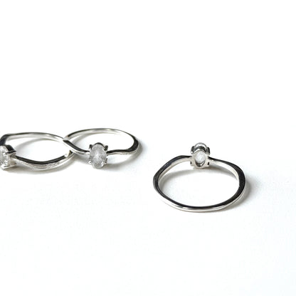 Herkimer Diamond ring 7