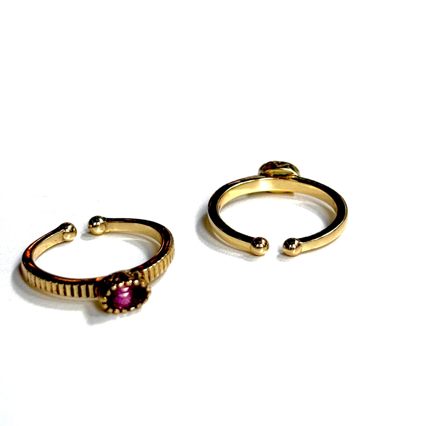 Brass petit ring 10