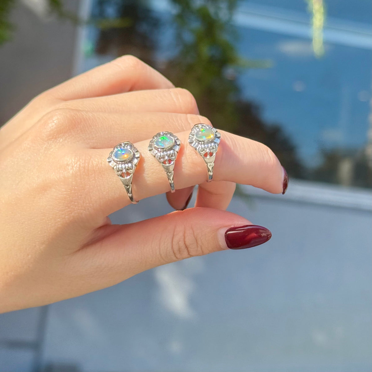 Opal design ring 11