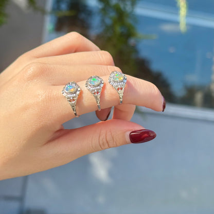 Opal design ring 11