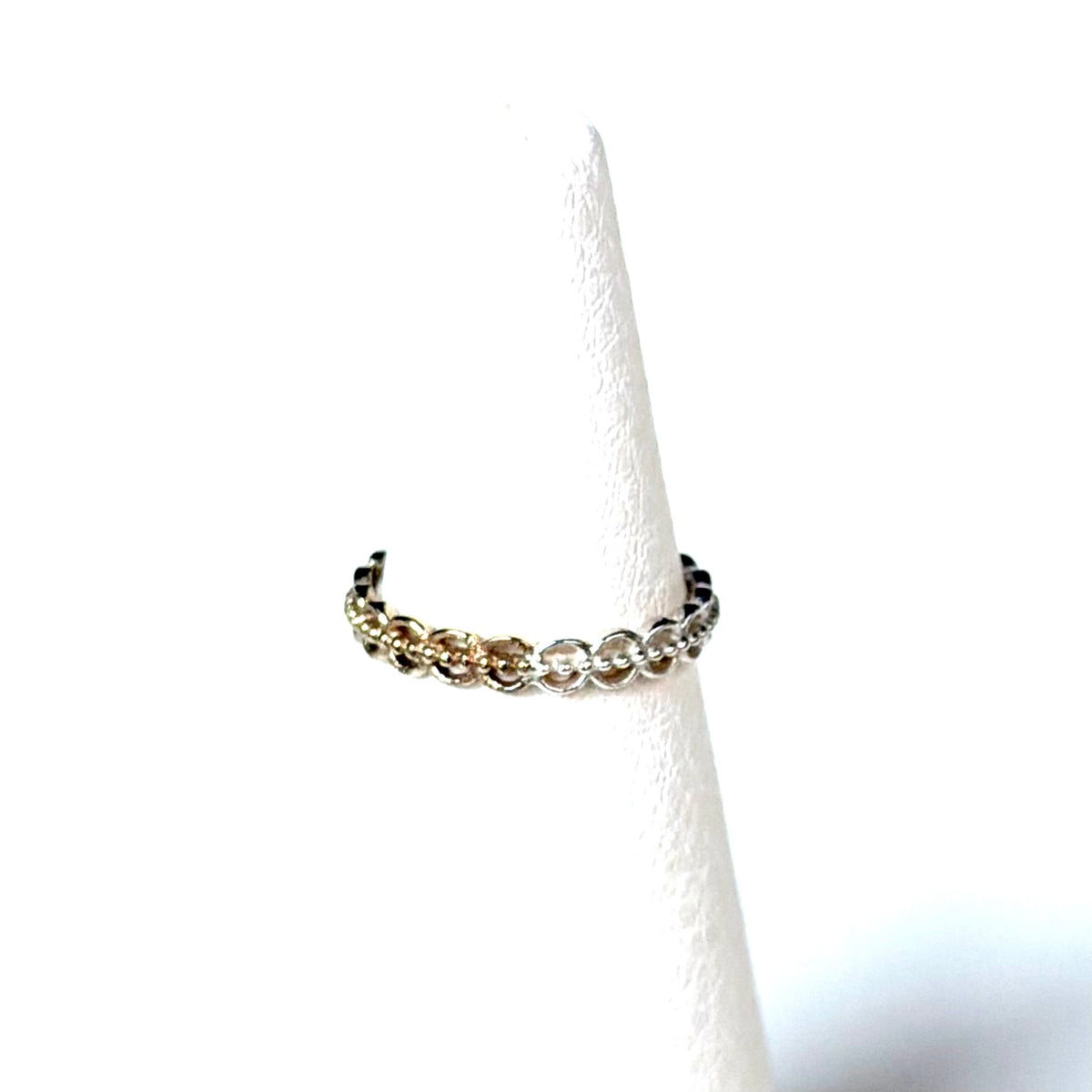 Silver925×brass plain ring 15