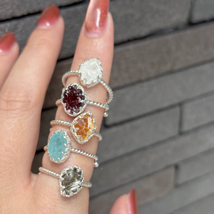 Roughcut ring 5