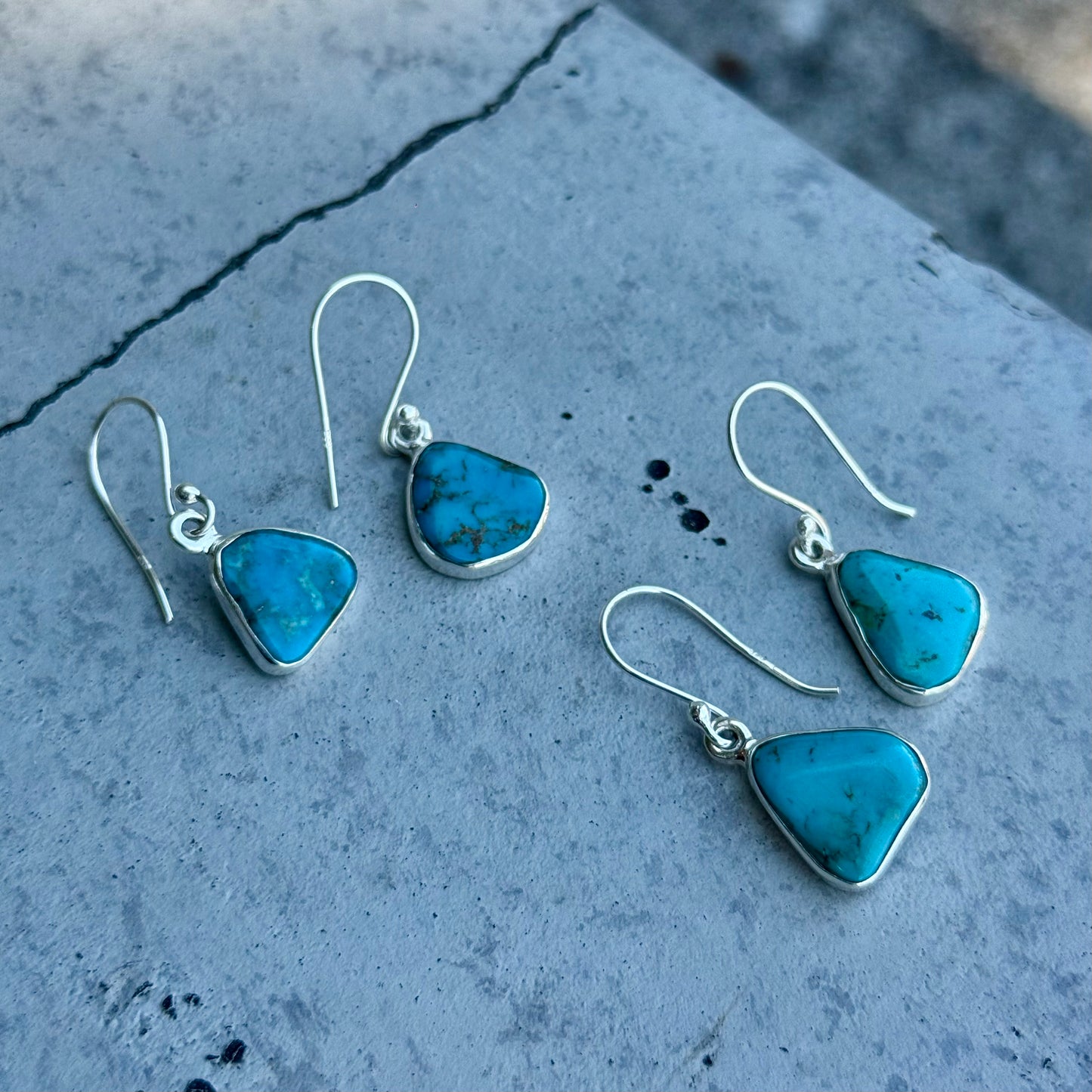 American turquoise pierce
