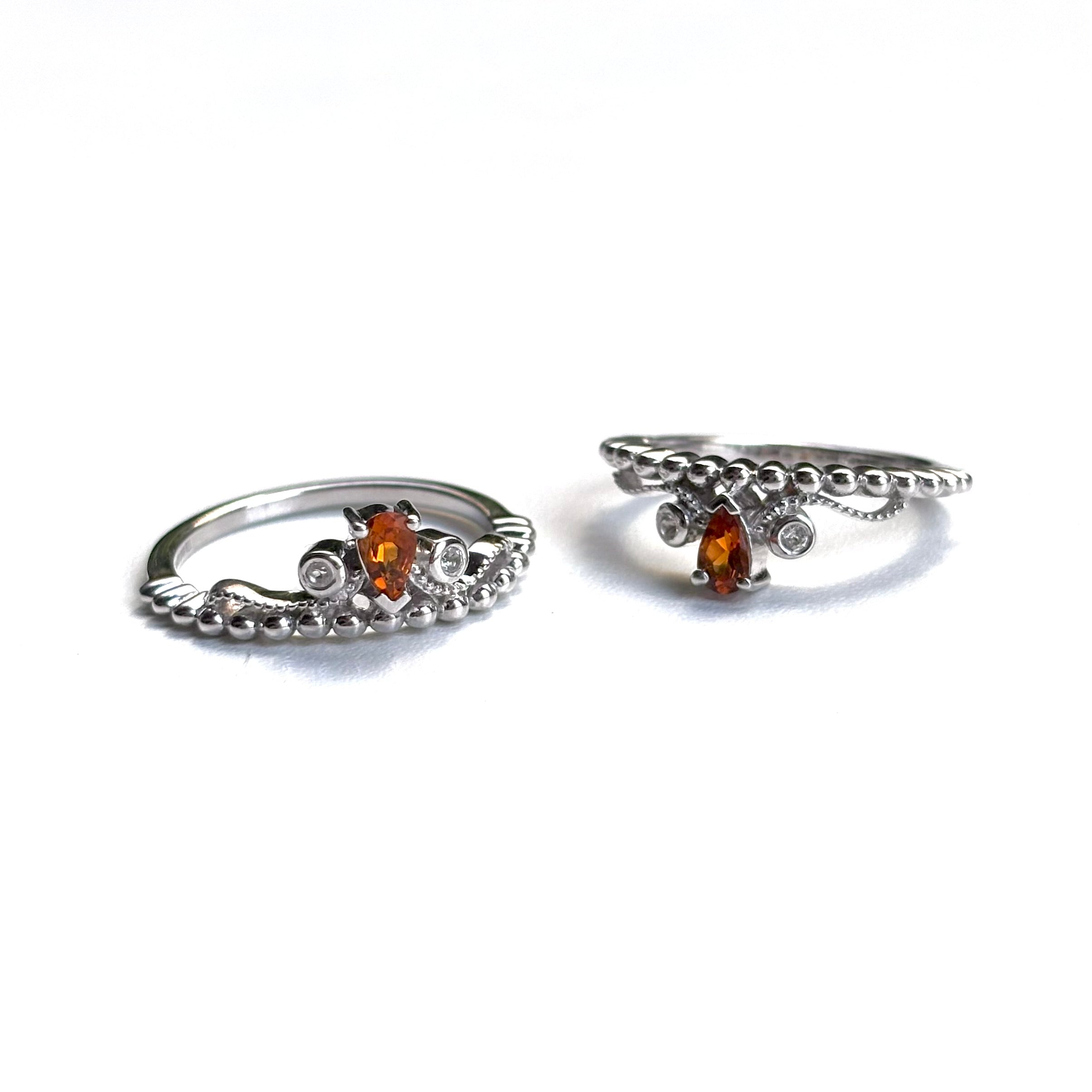 ビジュ　マム　リング3点セット(まとめ売り) Heart design ring 3 – Biju mam