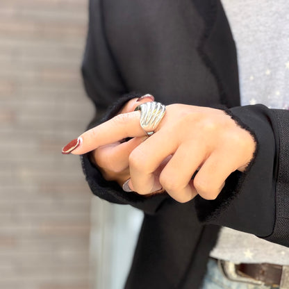Silver925 plain ring 67