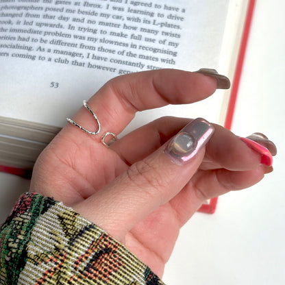 Silver925 plain ring 139