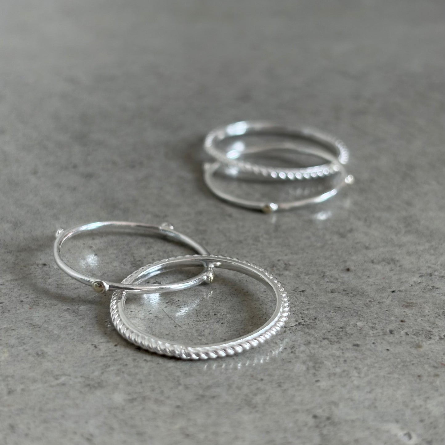 【Biju mam poco】Silver925×18K plain ring